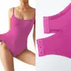 Comercio Exterior Transfronterizo Europeo y Americano 2026 Mono de Mujer Sexy de Costilla sin Mangas con Tirantes Finos que se Puede Usar Afuera como Mono