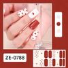 Zhengxiang nuevo día de San Valentín esmalte de uñas película pegatinas para uñas transfronterizas 16 dedos amor pegatinas para uñas estampado de labios pegatinas para uñas rosas