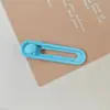 Pasador Ovalado de Metal Pintado de 6 cm con Pasadores Redondos en Ambos Extremos, Pin de Flequillo Lateral en Forma de U de Color Caramelo, Accesorios para el Cabello DIY, Tocado