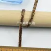 Cinturón de Hilo Fino de Oro y Plata de Alta Gama de 5 mm, Hueso de Dragón, Vientre de Serpiente, Cinta de Adorno, Vestido Lolita, Ribete de Encaje Hanfu