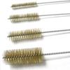 Set de Cepillos para Limpiar Tubos de Ensayo, Tubos de Pistola Pulverizadora y Tuberías; Incluye Cepillos de Limpieza de Alambre de Acero y Alambre de Cobre en Color Acero Inoxidable