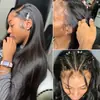 Capa de peruca frontal de renda para perucas retas cabelo brasileiro cabelo longo e liso capa de peruca frontal de renda cabelo liso peruca transfronteiriça