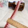 2cm de largura pó branco pequeno estilo perfumado novo diy borda pressionando tira acessórios de vestuário renda decorativa tecelagem diy