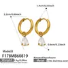 Lujo ligero, brillante y exquisito, creando una atmósfera atmosférica. Aretes con colgante de zirconita en forma de gota de agua multifacética, chapados en oro de 18k sobre acero inoxidable para mujer