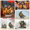 Halloween Transfronterizo Luna Luna Nueva Signo Luna Casa de Nieve Calabaza Acrílico Plano 2D Sala de Estar Dormitorio Escritorio Decoración del Hogar
