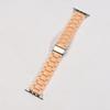 Adecuado para Correa de Smartwatch Apple Generación 1-8 Color Caramelo Resina Acrílico Transparente Arcoíris Correa Recta