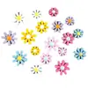 Accesorios de Flor de Girasol Accesorios para el Cabello de Resina DIY Moda Pequeña Margarita Pinza para Zueco Materiales de Decoración DIY