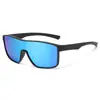 Gafas de Sol Deportivas de Una Pieza con Montura Grande Estilo Europeo y Americano para Ciclismo al Aire Libre y Montañismo, Protección UV, Disponibles en Múltiples Colores