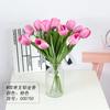 Flor Artificial Nórdica Mesa de Jantar Sala de Estar Buquê de Flores ins Conjunto de Decoração de Tulipa Flor de Seda Flor Única de Tulipa W