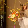 Lanterna Feita à Mão DIY Nova 2026 Estilo Antigo Luminosa Portátil Flor Lanterna Decoração Fotografia Atmosfera Adereço