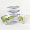 Caja de plástico para conservar la frescura, apta para microondas, lonchera, caja para almacenamiento de verduras y frutas, lonchera para llevar, juego de cajas de plástico al por mayor