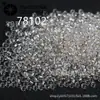República Tcheca Cor Pérola Bosiosa Prata Gelo Contas de Vidro Pulseira Colar DIY Feito à Mão Acessórios