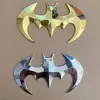 Adesivos de Carro Morcego Galvanizados 3D Etiquetas Metálicas para Carro Adesivos do Batman Adesivos de Carro Morcego Dourado Adesivos de Carroceria