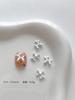 Ornamentos de unhas de liga de cachorro bola tridimensional transfronteiriços, explosões de celebridade da internet, desenhos animados, cor, gota de óleo, ornamentos de unhas por atacado