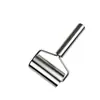 Rodillo de Acero Inoxidable Cocina Antiadherente Rodillo para Masa Rodillo Ahorrador de Esfuerzo Herramienta de una Mano para Masa de Empanadillas