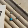 Pulsera Ajustable con Cordón Incrustada de Diamantes de Circonia Azul Océano, Ultra Brillante, Lujo Ligero, Sensación de Alta Gama, Diseño Único, Joyería de Mano de Nicho