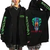 En Stock Merchandising de Anime para Jóvenes Chainsaw Man Sudadera con Cremallera Estampada Unisex Moda Urbana Sudadera con Capucha Casual Chaqueta Deportiva