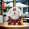 Jade Natural de Yunfu Hebilla de Seguridad con Apellido Adornos de Escritorio Ideas de Regalos Empresariales al por Mayor para Mudarse a un Hogar Nuevo
