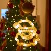 Cadena de Luces con Ventosas Navideñas Luz Ambiental Decorativa Arreglo Festival Gushi Bajo Voltaje Caja de Baterías Cadena de Luces