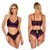 Nuevo Conjunto de Brasier Sexy Push-Up Fino de Encaje Europeo y Americano para Sostener los Senos Secundarios y Apoyar los Senos Grandes para Hacer la Ropa Interior más Pequeña