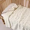 Toalla de Baño de Gasa para Bebé Transfronteriza, Manta de Siesta Clase A para Recién Nacidos, Suave, Absorbente, Manta Multifuncional para Recién Nacidos