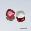 Diamante para Nail Art Dongzhou Autêntico 10mm Quadrado Gordo Fundo Pontiagudo Diamante para Joias DIY Acessórios Diamante de Vidro Colorido Revestido Brilhante Lote