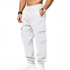 Pantalones deportivos de punto holgados para hombre, versátiles, de talla grande, para exteriores, casual, deportivos, con múltiples bolsillos, ropa de trabajo, europeos y americanos, transfronterizos de Amazon