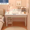 Penteadeira para quarto de menina, escrivaninha para estudantes em casa, mesa de maquiagem moderna e simples, escrivaninha de computador para escritório em imóveis para aluguel