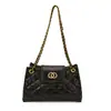 Bolso pequeño cuadrado acolchado, nueva colección otoño/invierno 2026, elegante y versátil, bolso de hombro con cadena, bolso cruzado