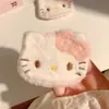 Presilha de Cabelo de Gatinho de Pelúcia, Fofa e Menina, Presilha Grande BB, Presilha Lateral Doce para Estudantes, Grampo para Franja