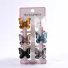 Pinza de Agarre Pequeña de Mariposa Hueca y Punto de Leopardo de 2.5 cm Pinza para el Cabello Mini Princesa Femenina Accesorios para el Cabello Calientes Transfronterizos