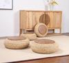 Cojín futón de ratán de hierba engrosado redondo ceremonia del té Muelle cojín tatami para piso japonés balcón mirador