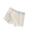 5026 Calcinha Boxer Feminina Pequena 10A Algodão Puro Antibacteriano no Gancho Cobertura Total Sem Costura Não Aperta Calcinha Quatro Cantos Dois em Um