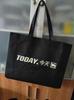 Bolsa no tejida tridimensional gruesa de celebridad de Internet para mujer y niños, para tienda de ropa, bolso de mano, bolsa de compras, logotipo personalizado