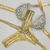 Bikini de cadena de diamantes nuevo 2020 traje de baño bikini de diamantes bikini popular popular en Amazon
