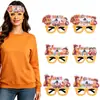 Decoraciones de Acción de Gracias Hoja de Arce Pavo Letras Gafas Temporada de Cosecha de Otoño Gafas para Fotos de Fiesta Marcos Regalos para Niños