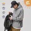 Ropa de Protección Solar UPF50+ de Verano de Montaña para Hombres y Mujeres en Primavera y Verano, Chaqueta Ligera y Transpirable para Exteriores Anti-UV para la Piel