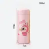 Taza de Vidrio Linda de Dibujos Animados Labubu para Niñas, Vaso de Agua Portátil de Alto Valor, Adorable Vaso Recto para Estudiantes, Wholesale
