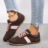 Comercio Exterior Tallas Grandes Zapatos de Entrenamiento de Argán para Mujer Nuevo Estilo Versátil Suela Suave Deportivos Blancos Zapatos Deportivos Casuales para Mujer Venta al por Mayor