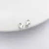 Prata Esterlina S925 Botão Mola Lagosta Fecho Conector Fivela Acessórios Feito à Mão DIY Pulseira de Contas Colar Material para Joias