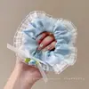Acessório de cabelo elástico, estilo jovem, scrunchie moderno novo de 2025, headwear de tecido de malha elegante de verão para mulheres
