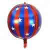 Estilo Coreano Ins Globo de Papel de Aluminio 4D Rayado Estrella 22 pulgadas Fiesta de Cumpleaños de Bebé Niños Performance Decoración de Dibujos Animados Arreglo