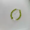 Collar Serie El Mago de Oz Collar de Perlas Barrocas para Mujer Lujo Accesible Cadena de Clavícula de Piedra Natural de Nicho Pulsera para Mujer