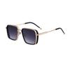 2025 Nueva Moda Europea y Americana Gafas de Sol de Montura Cuadrada para Hombre Estilo Retro Personalidad Punk Gafas de Sol de Alta Gama para Hombre Transfronterizas