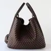 Bolso Canasta de Diseño Único y de Nicho Tejido a Mano Versátil Bolso Tote para el Trabajo Bolso Cruzado de Hombro Único para el Trabajo