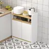 Aparador Personalizable 20 cm de Ancho Tamaño Pequeño Cocina Extremadamente Estrecho 25 cm Gabinete de Almacenamiento de Té Extraíble y Y