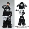 Roupas de Street Dance Infantis Trajes de Performance Crianças Hip Hop Bateria Conjunto Hip Hop Meninas Roupas Modernas Tendência Performance de Palco