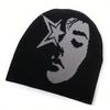 Amazon Explosões transfronteiriças Cabeça feminina Chapéu de malha jacquard Masculino e feminino Jacquard europeu e americano Chapéu popular Hip-hop Chapéu europeu e americano