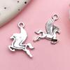 Comercio exterior superventas Plata tibetana animal mariposa tortuga aleación joyería colgante hecho a mano DIY collar pulsera colgante accesorios