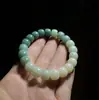 Raíz de Bodhi de Jade Blanco Círculo Único Estilo Antiguo Cuentas de Barril Hilo Liso y Otros Ricos y Diversos Exquisitos y Hermosos Pulseras de Bodhi Venta al por Mayor